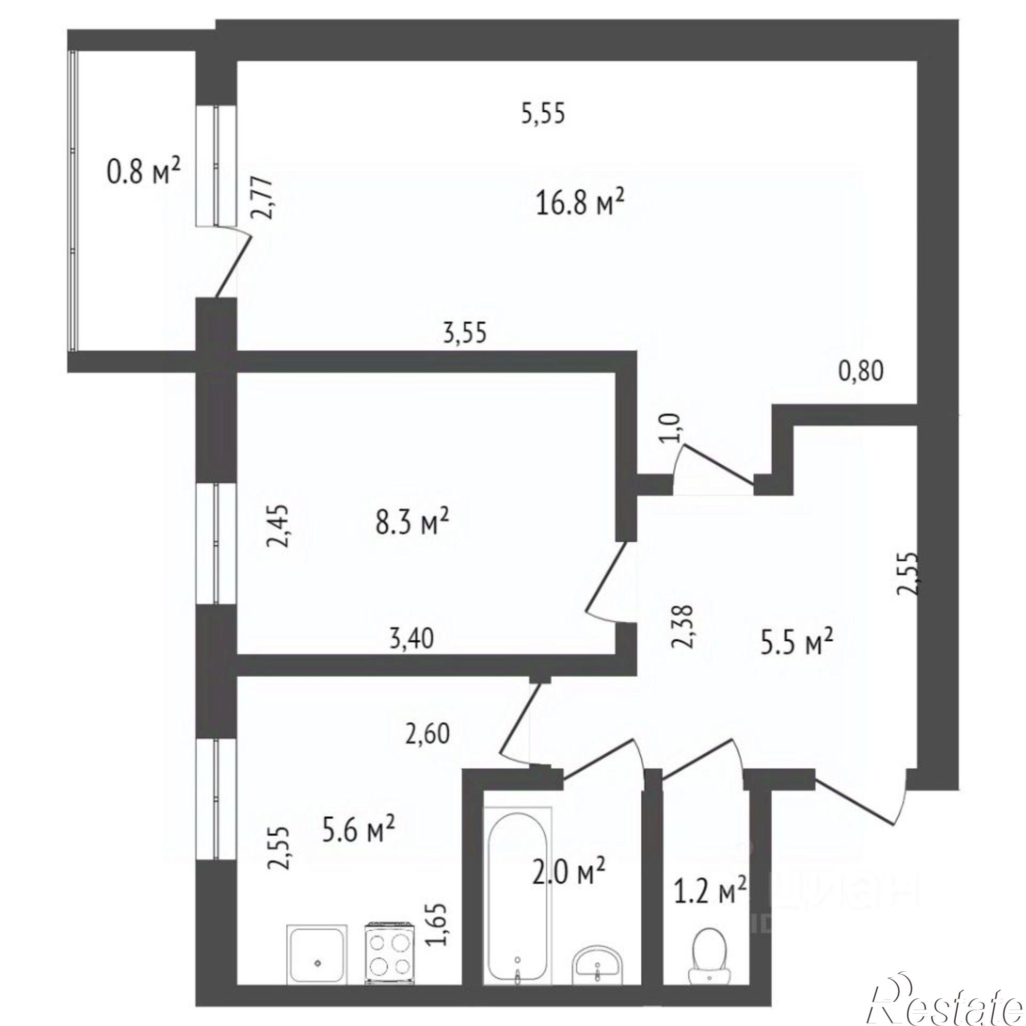 Сдать квартиру за 35 000 рублей на проспект Космонавтов, 22