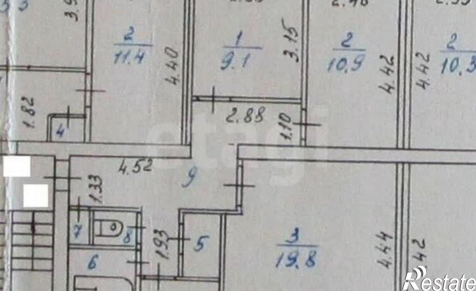 Купить квартиру за 3 000 000 рублей на Печорская улица, 10