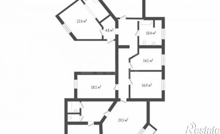 6-комн квартира ул Советская, 1,  д. 1