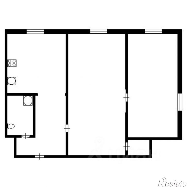 2-комн квартира улица Дзержинского, 1,  д. 1