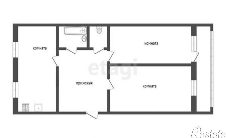 3-комн квартира Интернациональная улица, 60,  д. 60