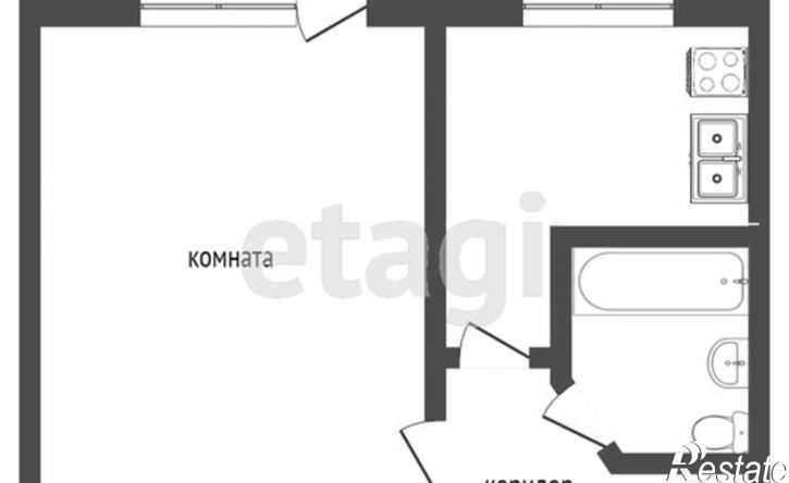 1-комн квартира ул 30 лет Октября, 8,  д. 8