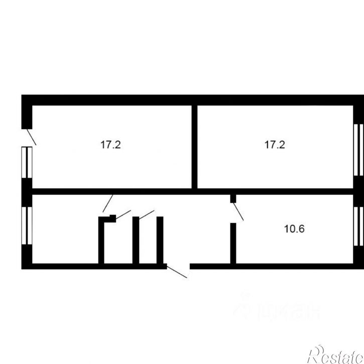 3-комн квартира ул Бушуева, 8,  д. 8